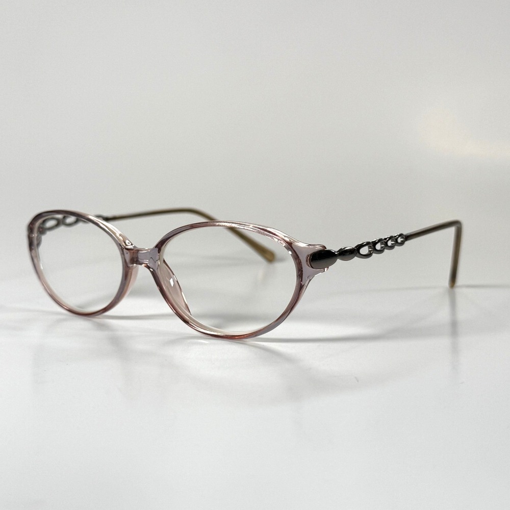 MODERN OPTICAL Audrey Blue Eyeglasses Frame Only 52-15-135 Womens Clear Pink
